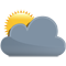 Céu limpo com poucas nuvens