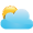 Céu geralmente limpo