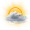 Céu limpo com poucas nuvens