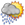 Nublado e pancadas de chuva