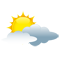 Céu limpo com poucas nuvens