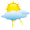 Céu limpo com tempestade eléctricas