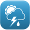 Céu limpo com tempestade eléctricas
