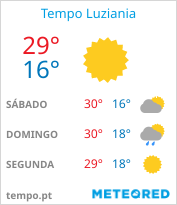 tempo em Luziânia